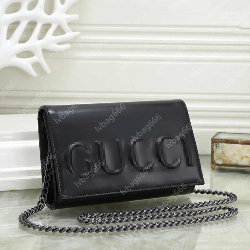 

Luxury New Fashion Bags Ladies Messenger Bag Promotion Shoulder Casual Chain Small Square Bags GGs LVs YSLs louiseity viutonity GGity, G-black