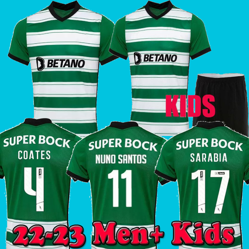 

New 2023 Sporting CP Soccer jerseys Lisboa Special Lisbon Jovane Sarabia Vietto COATES ACUNA home away 3rd 2022 Stromp Kit Clube de 22 23 football shirt, Away no patch