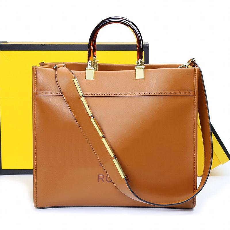 

High quality fend sunshine Shopping Bags Women's men Crossbody fashion capacity Luxury large tote famous weekend clutch Shoulder Bag Purse Leather hobo Handbag, Mon0gram