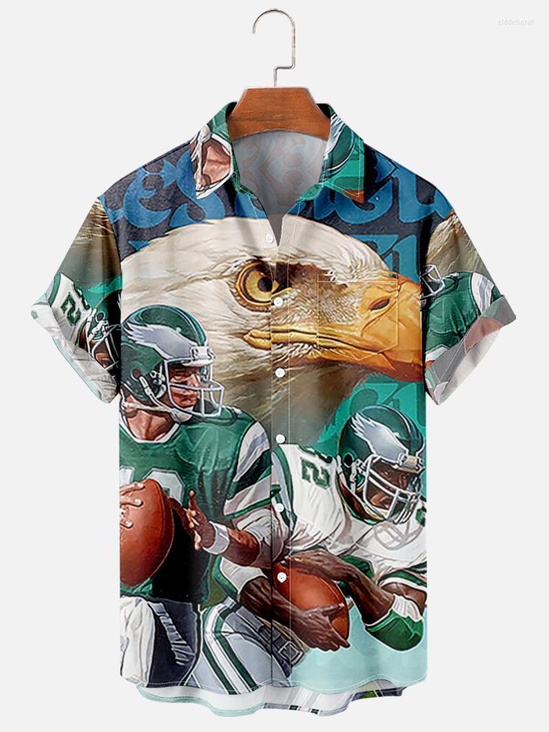 

Men's Casual Shirts Men's Trend Harajuku Spring/Summer Plaid Shirt Short Sleeve Chest Pocket Design Fashion Print Button 074Men's Eldd22, 1 w b339