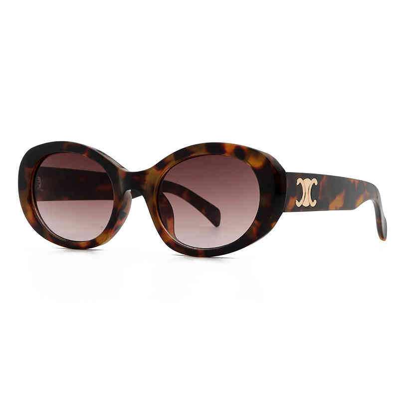 

New fashion small frame sunglass glass women's style Arc de Triomphe Sunglass net red high sense5998849