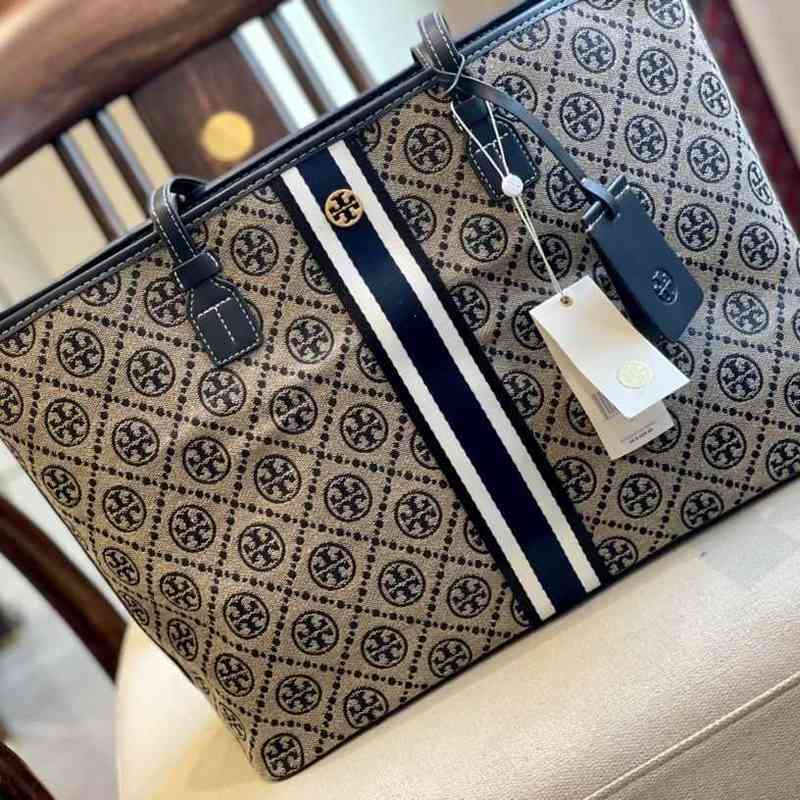 

Designer Burchs Bags Torys 2022tory New Highgrade Shopping Messenger Hand Bill of Lading Shoulder Versatile Underarm Womens CQHQ, Cowhide / blue