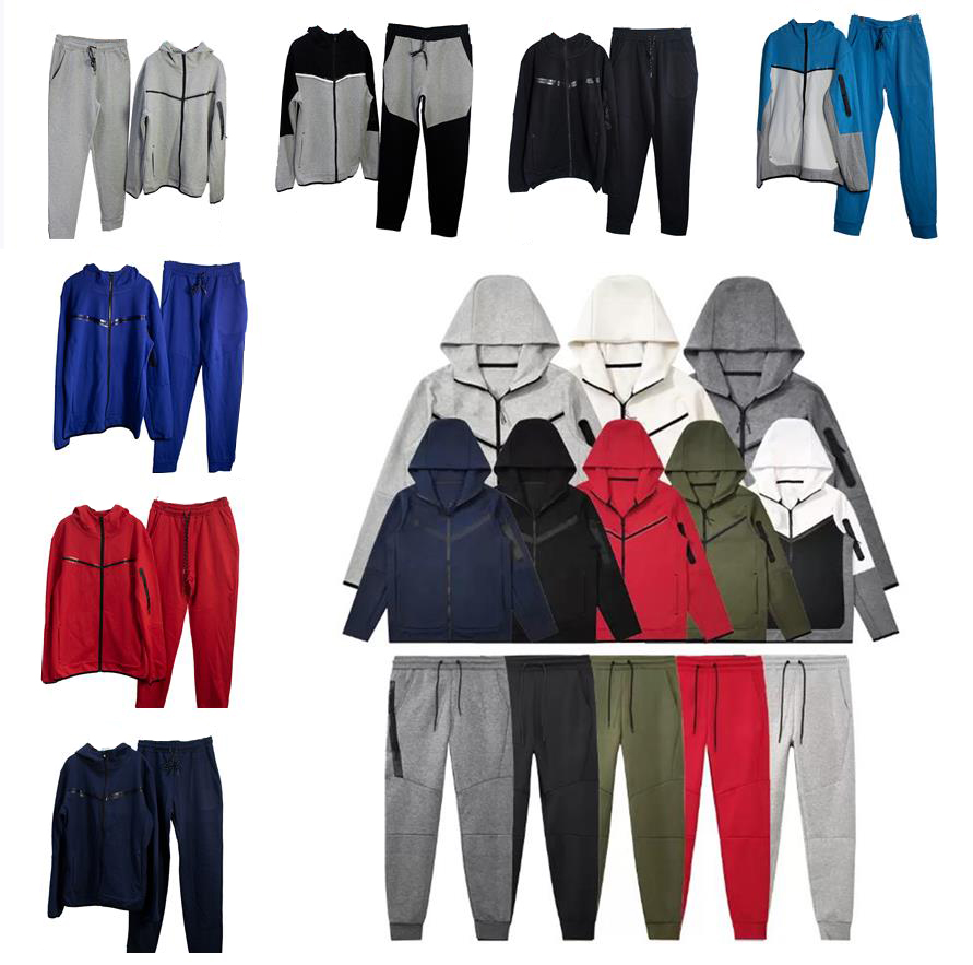 

2022 spring tech tracksuit womens mens tracksuits zip up hoodie long sleeve one two zip thich jogger sweat womne men loose jacket techfleece suit, Jacket 4