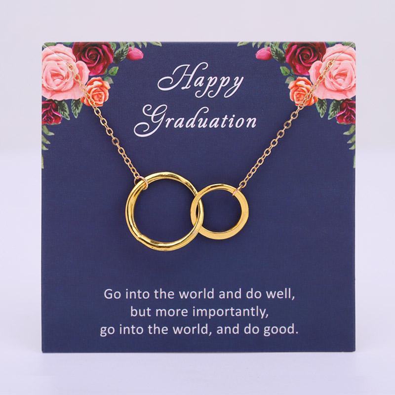 

Pendant Necklaces Graduation Gift Senior Graduate Chain Compass Women School Leavers Jewelry Friends Friendship Drop