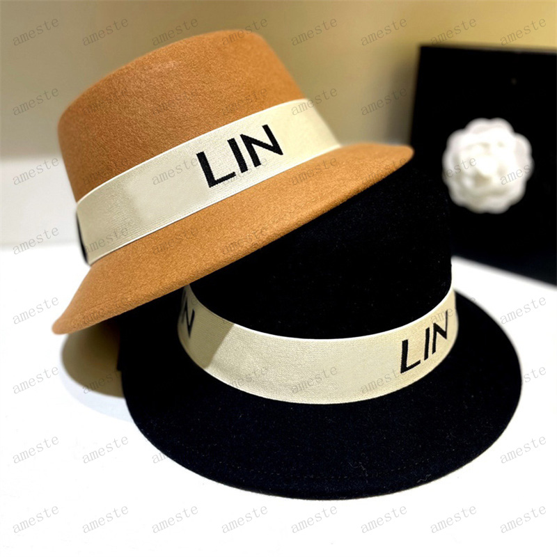 

Luxury Brand Bucket Hat Designer Top Hat For Womens Party Gift High Quality Wide Brim Hats Fashion Lady Beanie Cap Winter Casquette, C-1