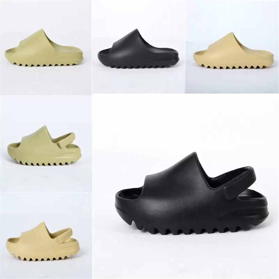 

Children Sandals Bone Slides Infant New Born Baby Shoes Resin Slip On Soot Boys Girls kids slippers With Box Size 23-35280q, Extra shipping