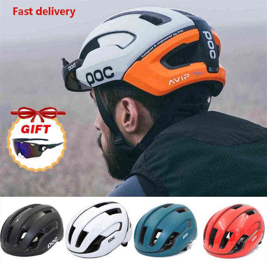 

POC Omne Air Spin Bike Helmet for Commuters and Road Cycling Lightweight Breathable and Adjustable Aero Helmet with 1PCS Glasses H230c, Green1 and gift
