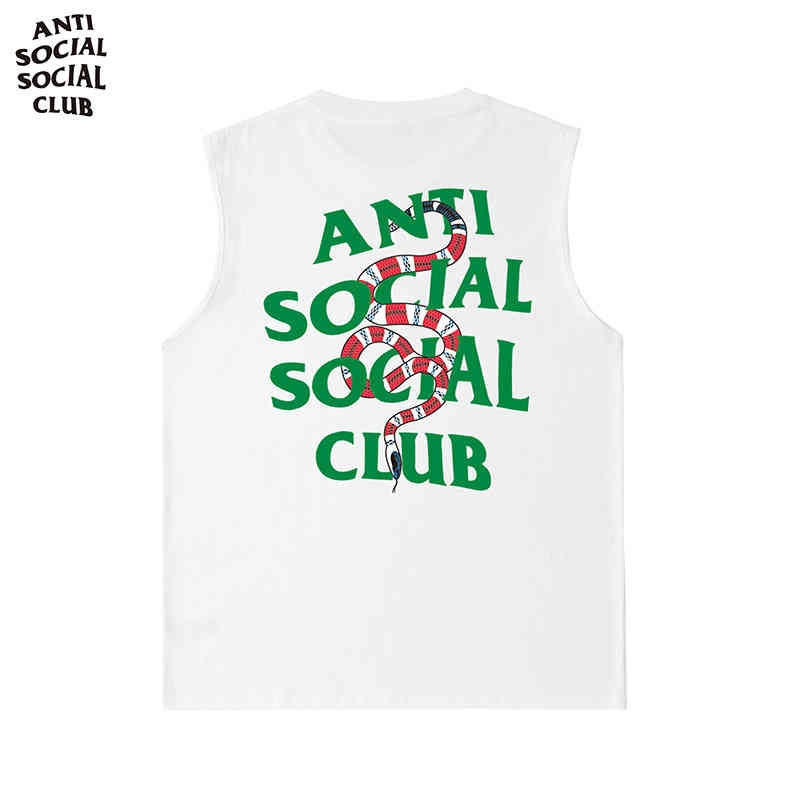 Gilet à la mode pour hommes Assc Snake sans manches Coton Sports Lovers Nouvel été pour hommes et femmes