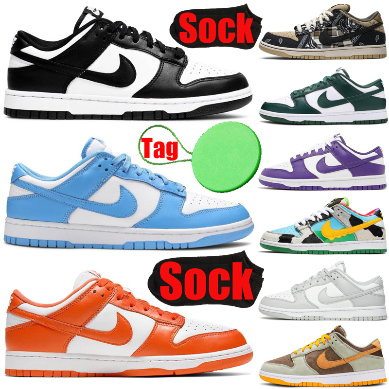 Nike SB Dunk Low Dunks Lows Chaussures Dunksb Sbdunks Mens Running Travis Scott Panda University Blue Chunky Dunky Womens Trainers Sports Runners