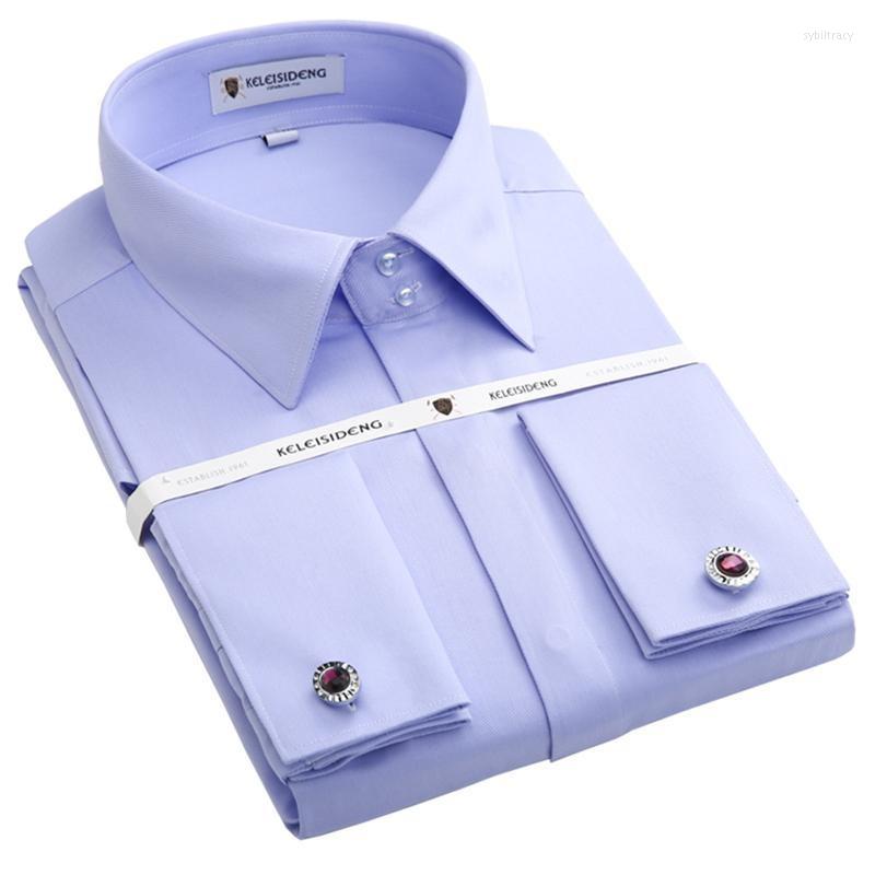 

Men' Dress Shirts Men' Soild Mens Tuxedo Shirt Long Sleeve Luxury Mercerized French Cuff With Cufflinks Brand Wedding ClothingMen' Sy, F5526