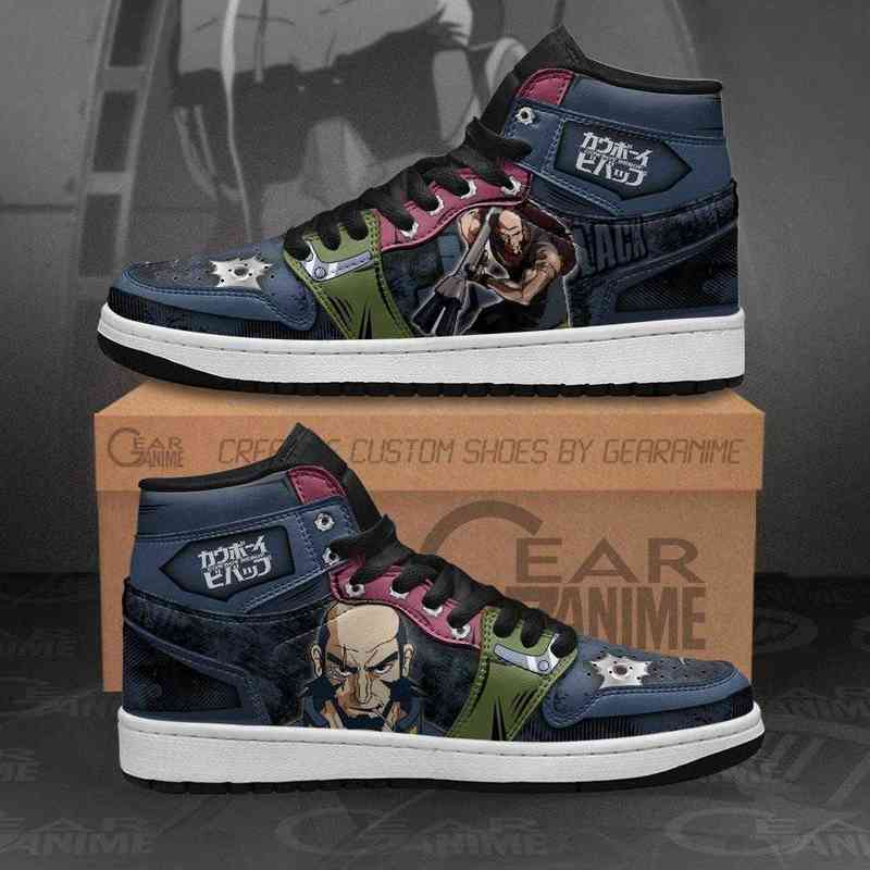 

Jet Black Sneakers Cowboy Beebop Anime Shoes, Others