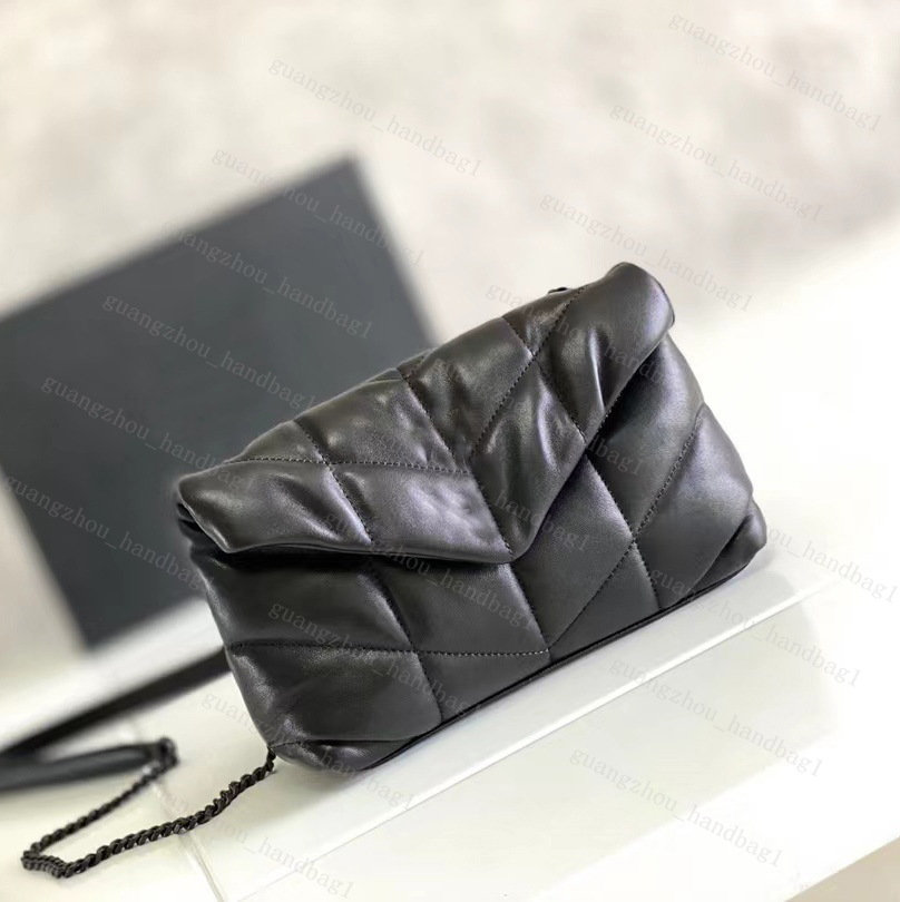 

Designer Shoulder Bag Soft Sheepskin Loulou Puffer Handbags Crossbody Luxury Envelope Messenger Bag Women Chain Flap Purses Lady Clutch, Color 1