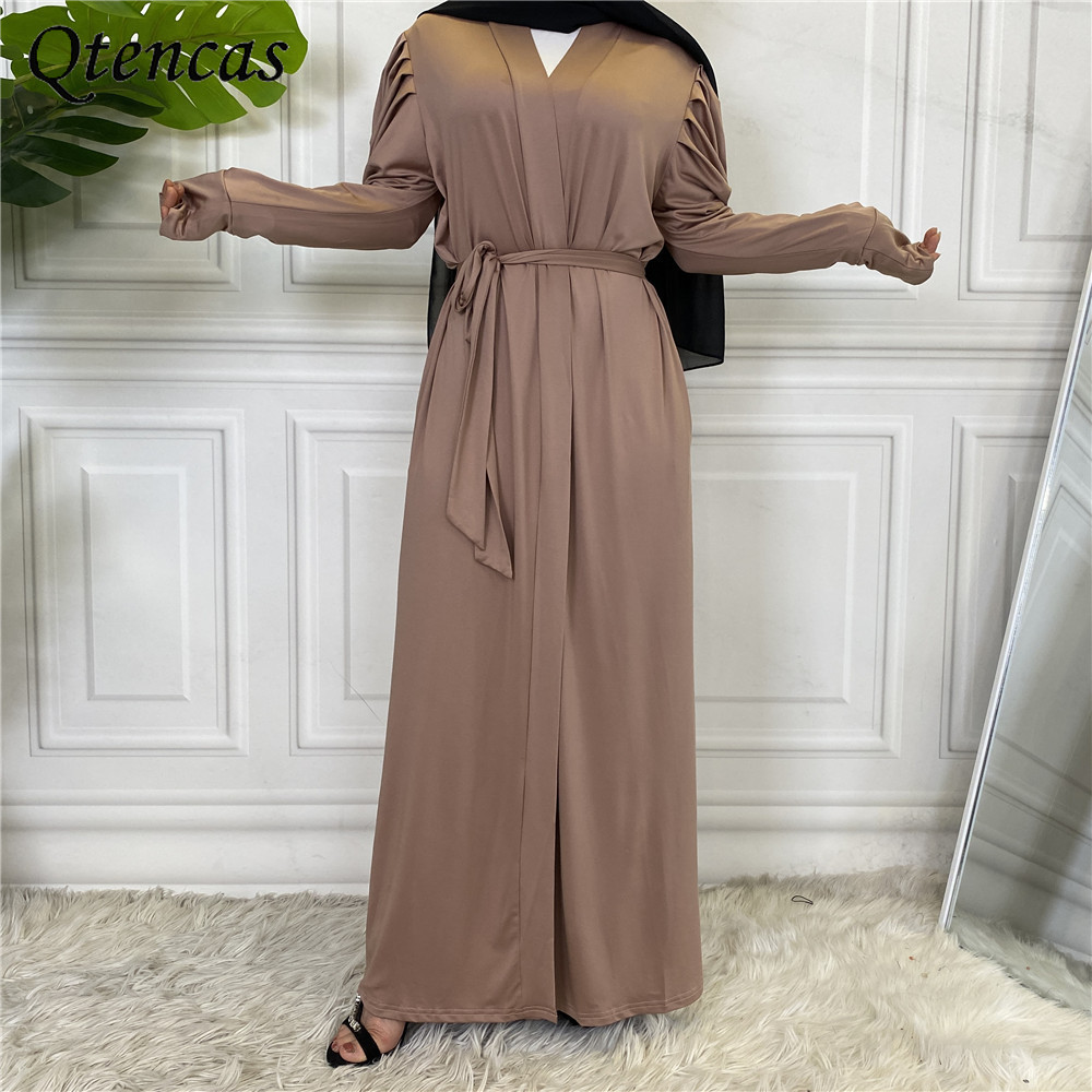 

Eid Latest Open Abaya Kimono Elegent Muslim Fashion Cardigan Abayas for Women Dubai Turkey Islamic Clothing Moroccan Kaftan Robe