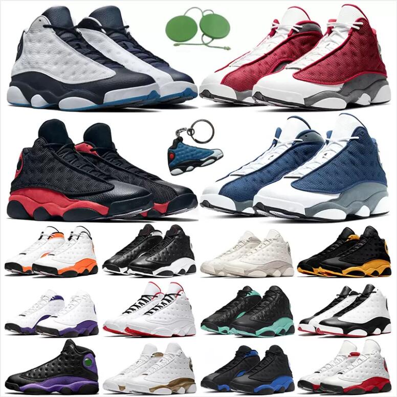 

13 13s jumpman basketball shoes Obsidian Red Flint Court Purple Hyper Royal Chicago Black Cat Bred Lucky Green Altitude mens trainers sport sneakers, Shoes (30)