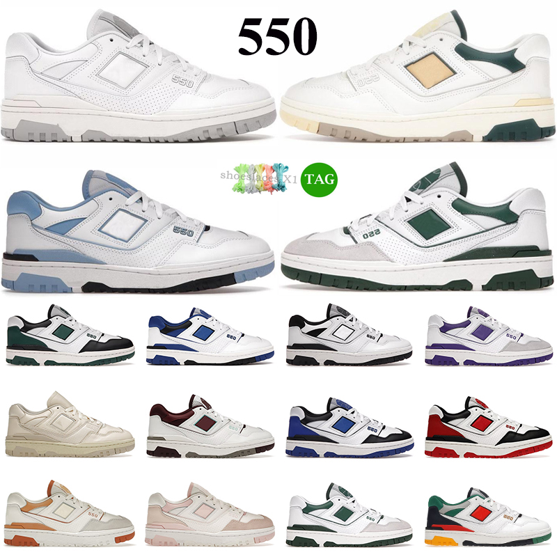 

designer Luxurys 550 Casual shoes for men womens white Natural Green grey Cream Black UNC Burgundy Purple mens sports sneakers trainers, #6 36-40