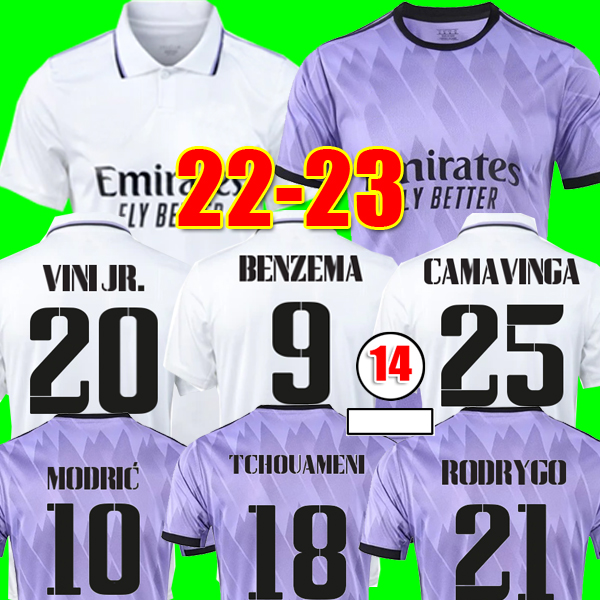 

BENZEMA soccer jersey 22 23 football shirt VINI JR CAMAVINGA TCHOUAMENI ALABA HAZARD ASENSIO MODRIC KROOS REAL MADRIDS camiseta men kids kit 2022 2023 uniforms, Kids 22-23 4th