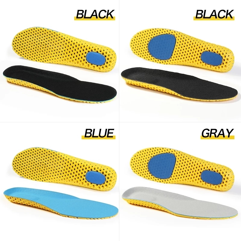 

FootMaster Elastic Shock Absorbing Shoe Insoles Breathable Honeycomb Sneaker Inserts Sports Memory Foam Insole Unisex 220610