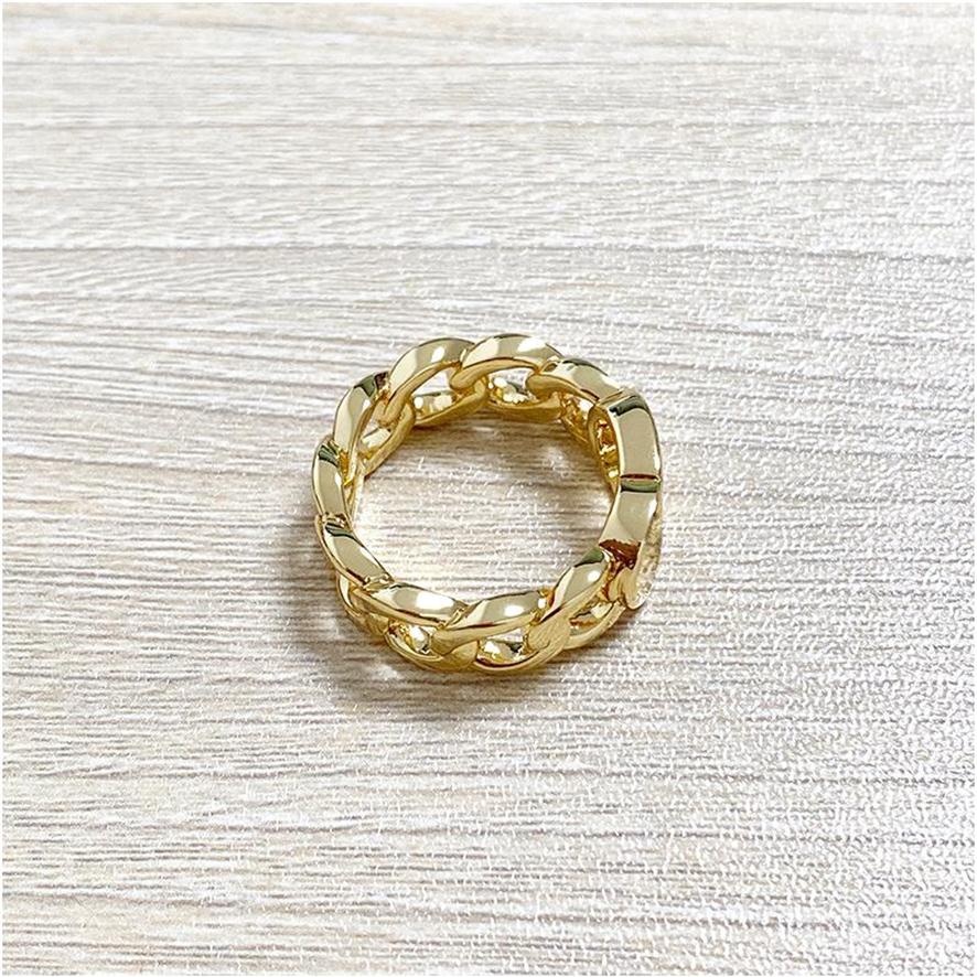 

Luxury Designer Ring ed Copper Wedding Ring Cd Gold Ring for Women Simple Fashion Love Bohemian Jewelry for Women with Box2182