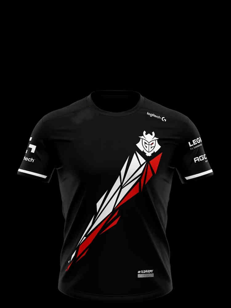 

2022 G2 Esports Custom Professional Jersey, Personalized Id, From Kids to Adults, Lol Csgo Oversized 6xl, 2022 New, Sky blue