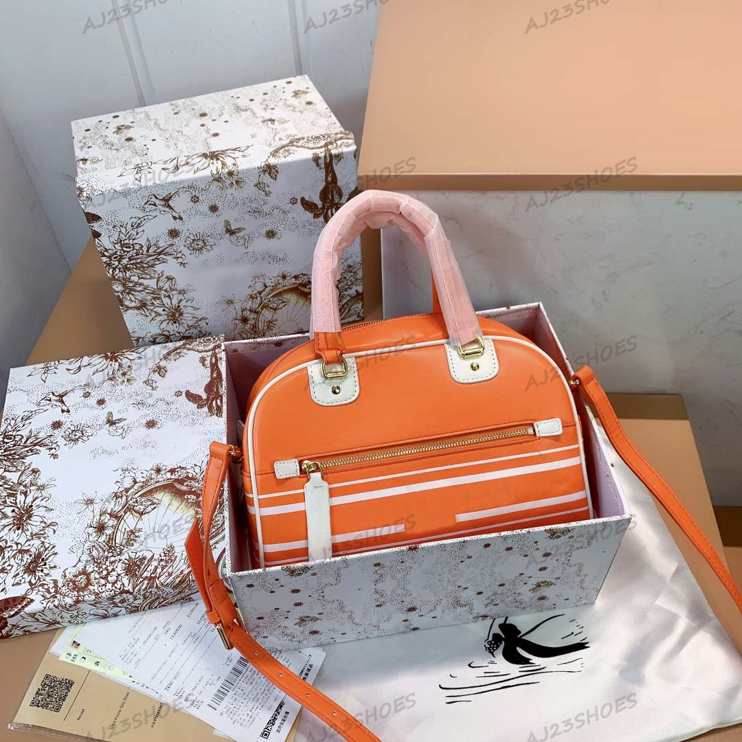 

Luxury Tote VIBE Zip Bowling Bag Paris Bicourlor Smooth Calfskin Front Logo Zipped Pocket With Leather Shoulder Strap Sports Handbag, 01