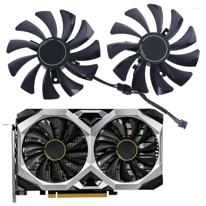 

Fans & Coolings Pair HA9010H12F-Z 4Pin Cooler Fan Replacement For MSI GTX 1060 1660Ti RTX 2060 Graphics Card FanFans