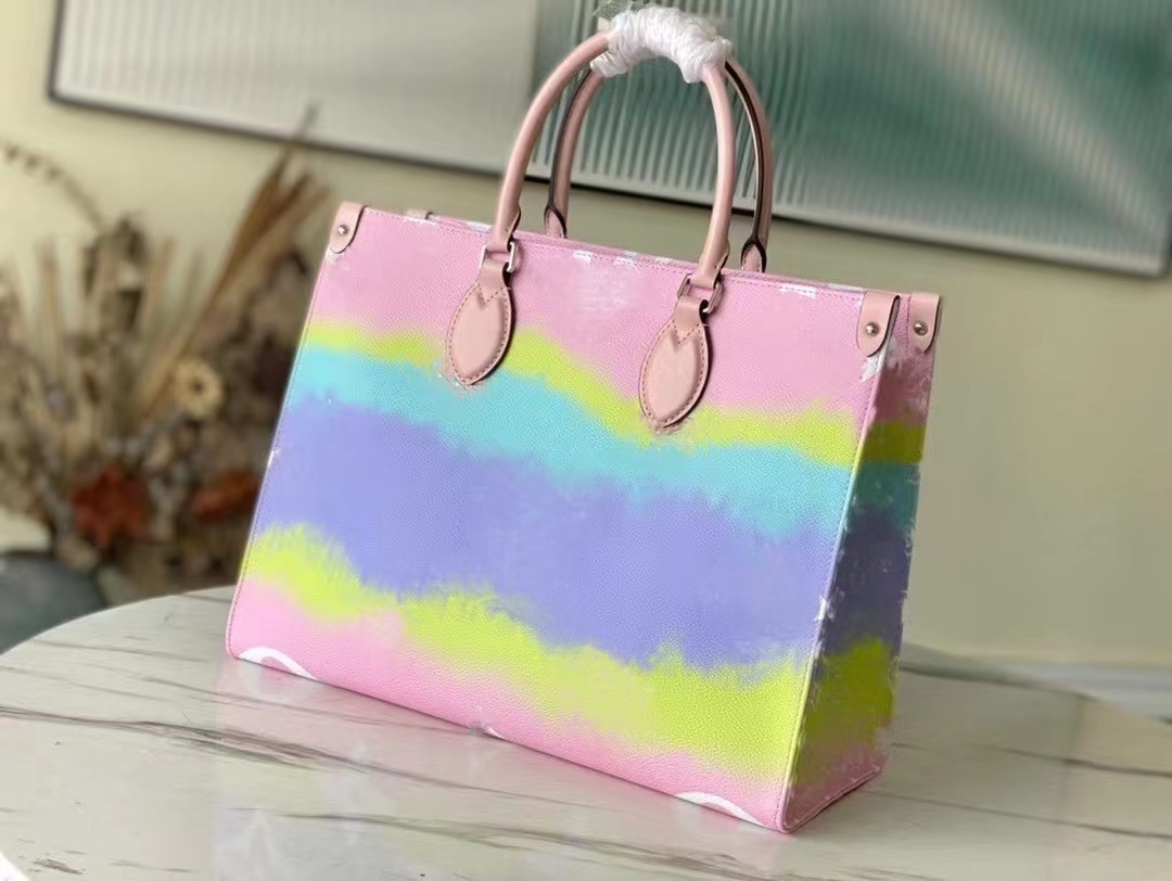 

1V Fashion Bags Totes Fresh Beach Leather material Sufficient internal capacity high quality and inexpensive, Multi-color