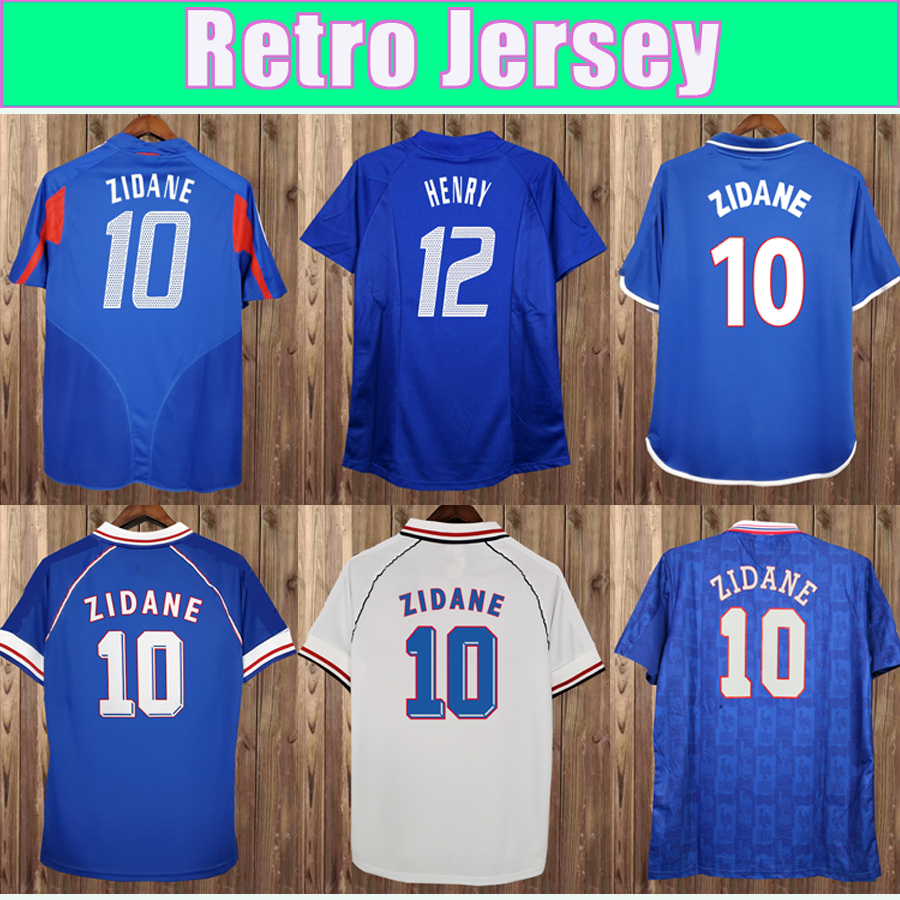 

2006 1998 Retro ZIDANE HENRY Mens Soccer Jerseys MALOUDA MAKELELE Home Away Football Shirt National Team Short Sleeve Uniforms, Fg8885 1988 1990 home