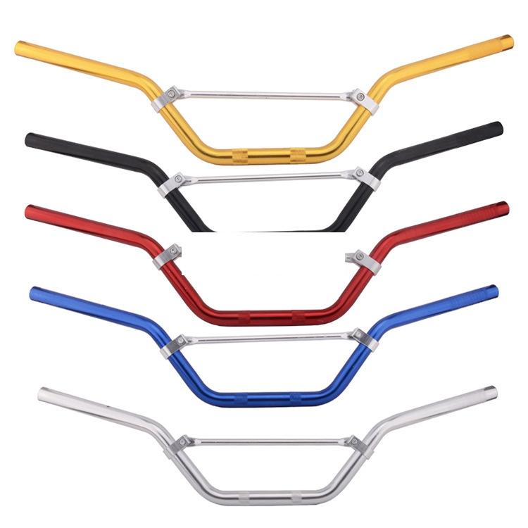 

Handlebars 22mm Aluminium Alloy Universal Motorcycle Handlebar Refitting Length 73cm Constant Diameter High GripHandlebars