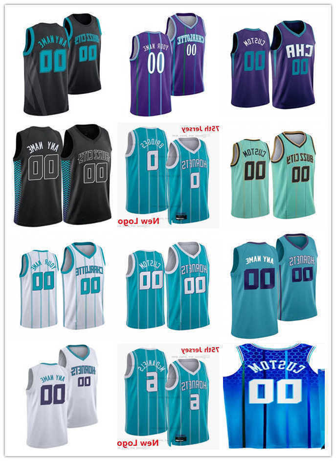 

Mens Womens Youth Charlotte''Hornets''6 Jalen McDaniels 8 Montrezl Harrell 2 LaMelo Ball 0 Miles Bridges Custom Basketball Jersey, Color