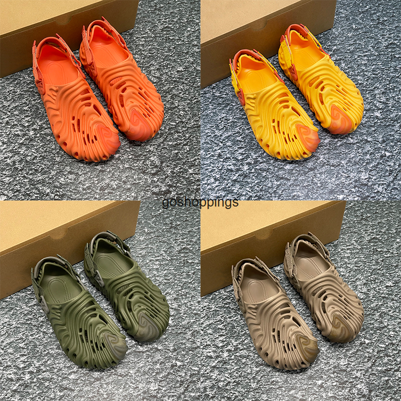 

pollex clog x salehe mens designer sandals luxury slides fashion sandal ice blue yellow orange Menemsha Cucumber Stratus indoor outdoor, 05 menemsha