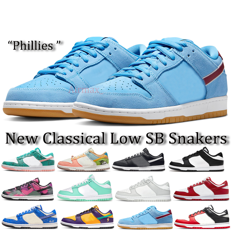 

New Phillies UNC Casual Shoes For Men Women Panda Sneakers Chicago Syracuse Grey Fog University Red Varsity Purple Lobster Glow Womens Sports Trainers, Contact us