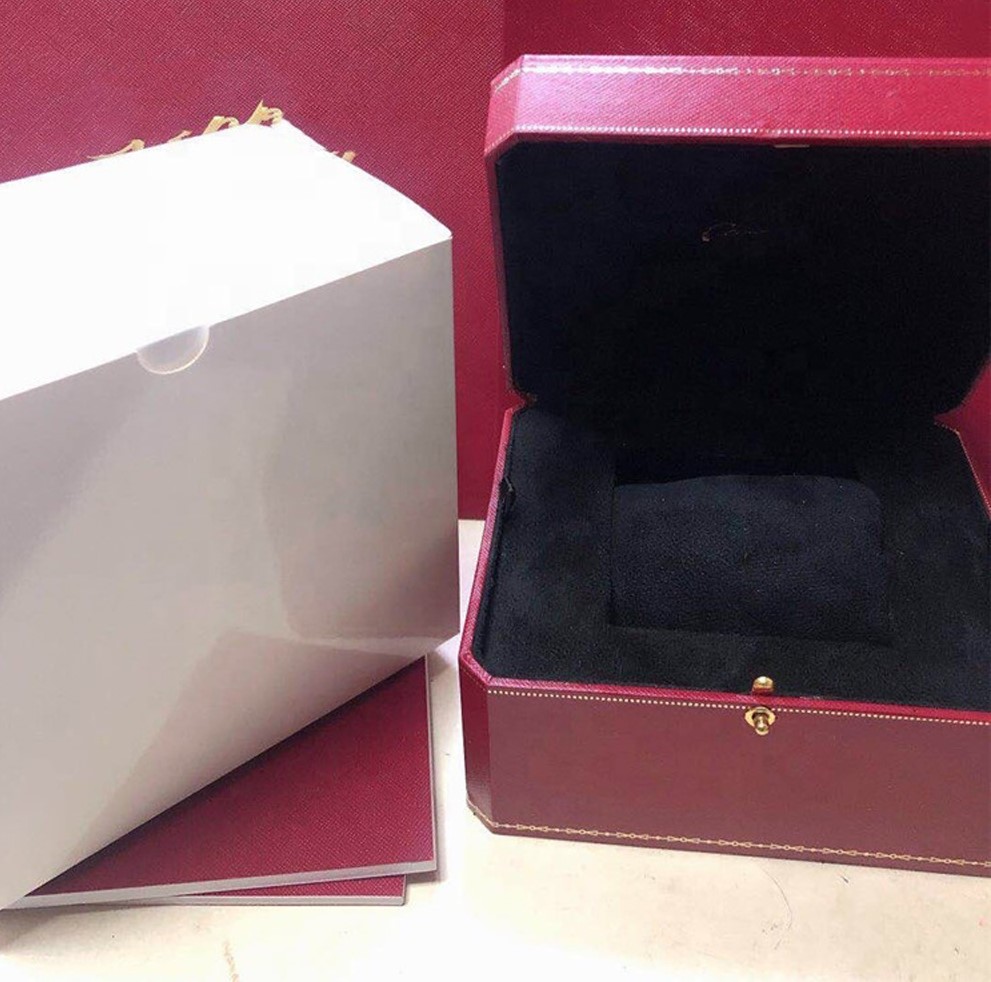

Watch Boxes Factory Supplier Wholesale Luxury Mens Womens Box Black velvet Original Papers Card Wallet Cases