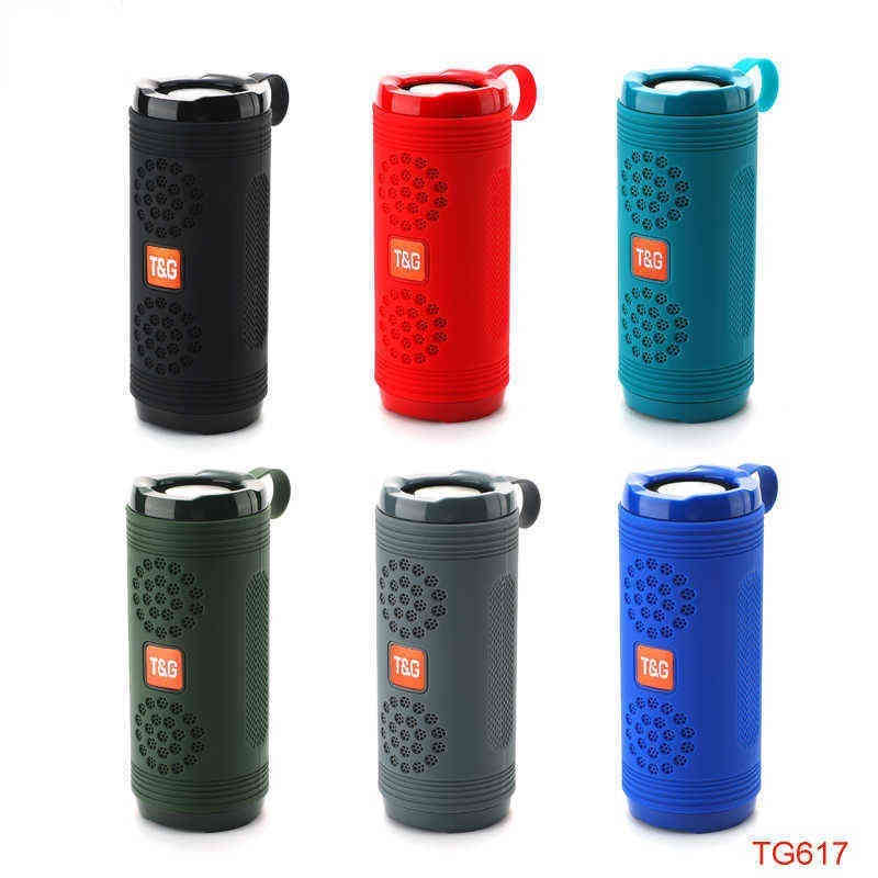 TG617 Portable Speaker Wireless Bluetooth Speakers Sound System 3D Stereo Surround Subwoofer Outdoor Waterproof Loudspeaker W220316-image-757046166