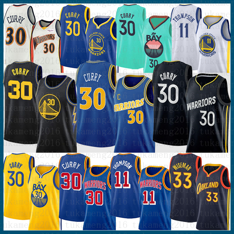

11 Stephen Curry James Wiseman Basketball Jersey 30 33 Klay Thompson Golden''State''Warriors''Men 08, 2022 jersey