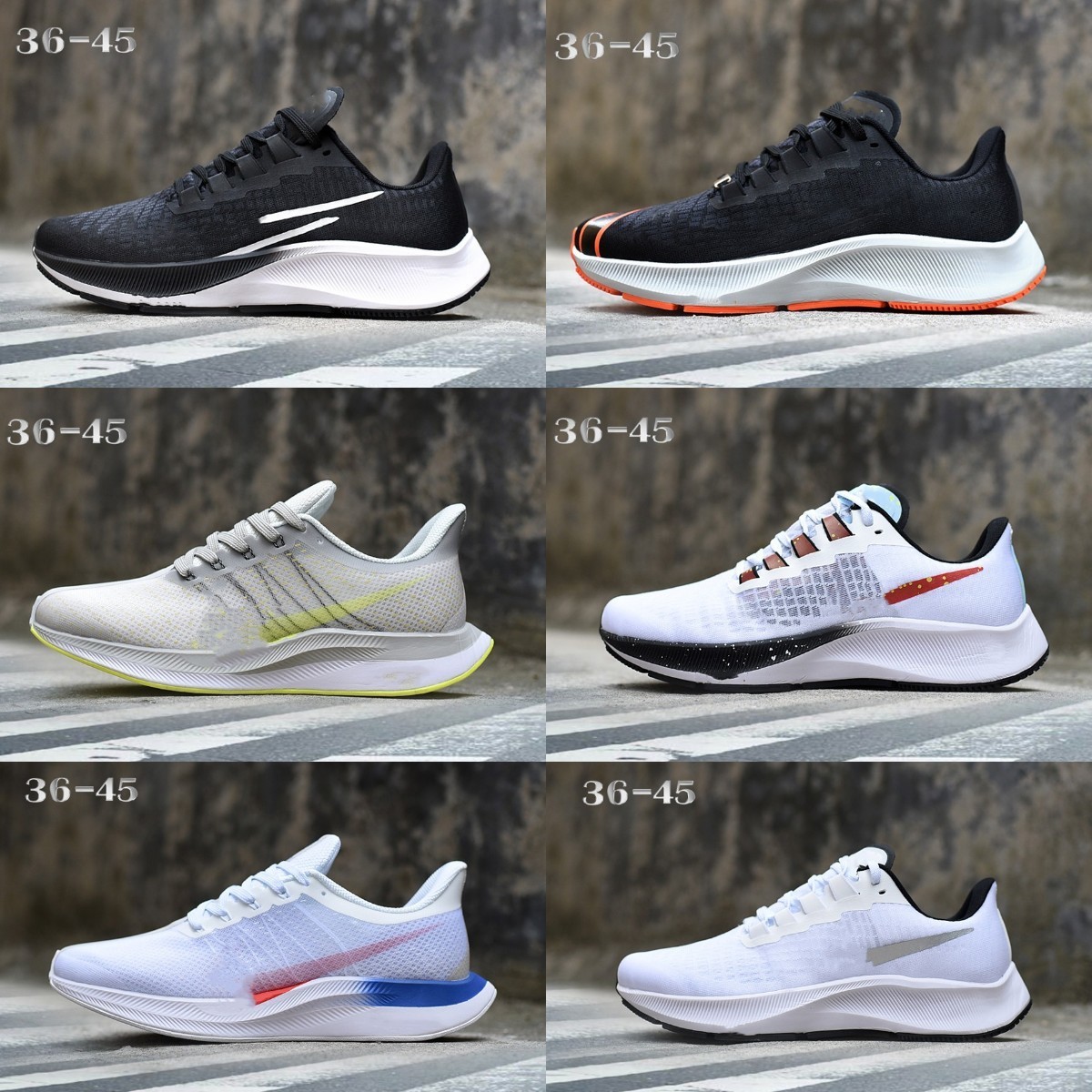 

Designer ZOOM Pegasus 37 38 Running Shoes Blue Ribbon Royal Triple Black Nathan Bell Game Barely Rose White Metallic Silver Men Women Designer S64, Shua