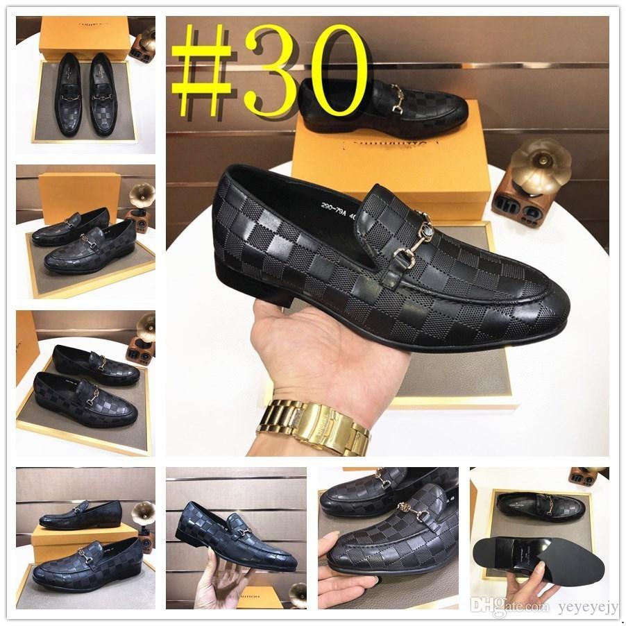 

AA 1-38 style Luxurious Derby Dress Formal Office Men Shoes Original Business Designer Bridegroom Genuine Leather BestS Handmade Man Shoes A2, #24