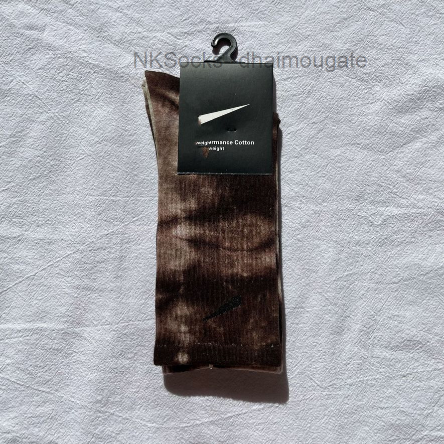 

Men's Classic Fashion Socks Hook Brand Cotton Tie Dyed Long Tube Street Couple Middle Moisture Absorption Sock Men Women Luxury Medium Sportsocks H0w3, Nk deep blue