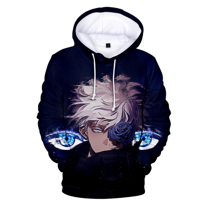 

Men's Hoodies & Sweatshirts 2022 Japan Anime Jujutsu Kaisen Hoodie For Man 3D Printed Cartoon Cosplay Pullover Tracksuit Sweatshirt Boys Gir, Yellow