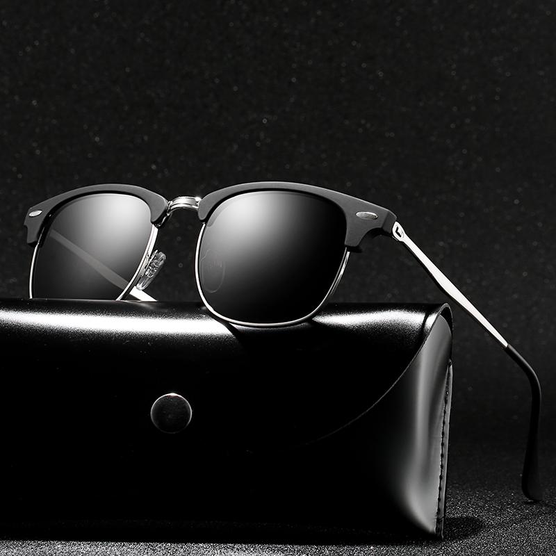 

Sunglasses Polarized Half Frame Sun Glasses Sunglases Polaroid Retro Feminino For Women Men UV400