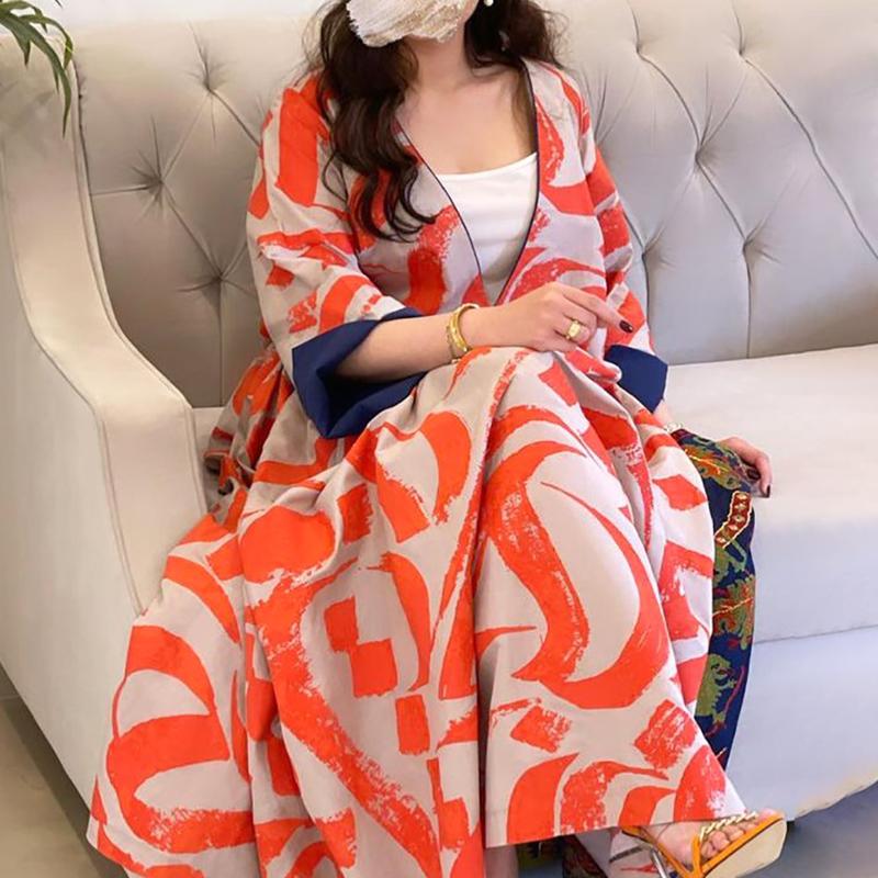 

Ethnic Clothing Ramadan Eid Abaya Print Maxi Dress Loose Kimono Cardigan Mujer Kaftan Hijab Muslim Jilbab Caftan Turkish Islam ClothingEthni