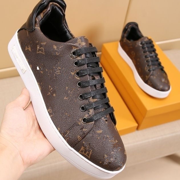 

Top quality luxury designer shoes casual sneakers breathable Calfskin with floral embellished rubber outsole very nice mkjlFF00001