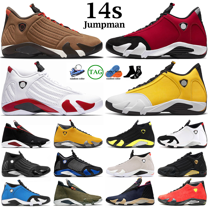 

mens basketball shoes 14s jumpman 14 Ginger candy cane Winterized gym red Fortune Hyper Royal Lipstick Last Shot black toe men trainers sports sneakers, 16
