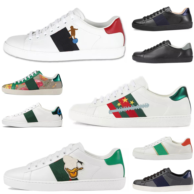 

Designer Casual Dress Shoes Italy Ace Sneakers Bee Snake Leather Embroidered Black men Tiger Chaussures interlocking White Shoe Walking Sports Platform Trainers, 11