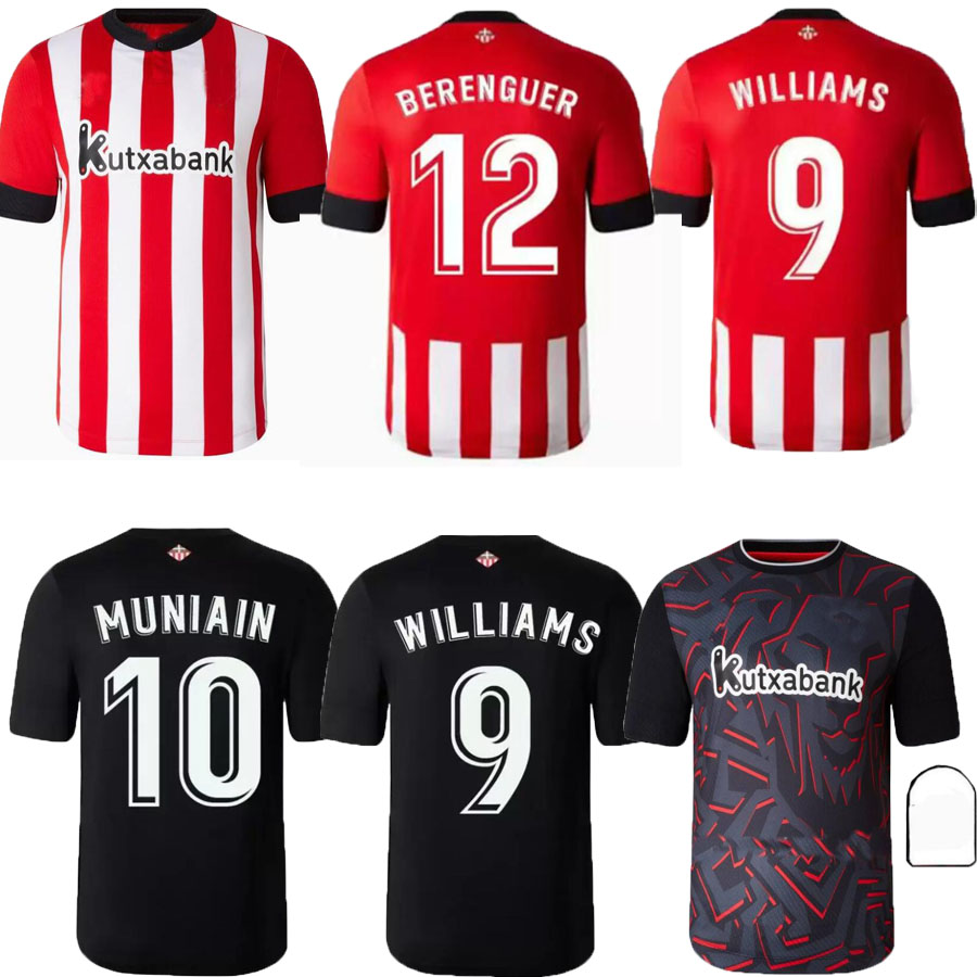 

Top Quality 22 23 Club Soccer Jerseys Berenguer 2022 2023 Muniain Athletic Bilbao Williams Football Shirt Raul Garcia Villalibre Jersey Sancet Third Gk, Green