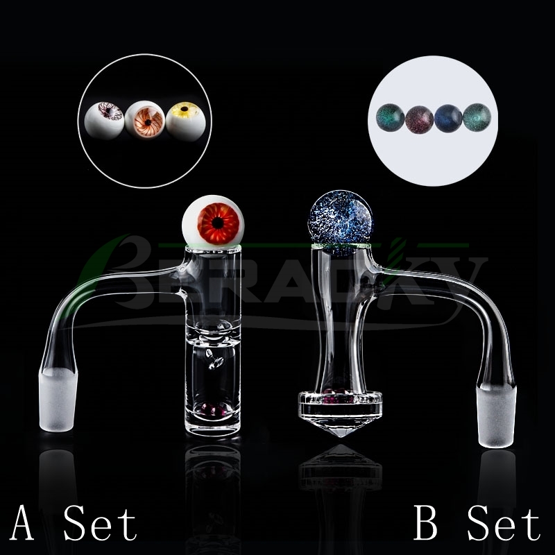 

Beracky Full Weld Auto Highbrid Tourbillon Smoking Diamond Bottom Quartz Banger with 22mmOD Glass Carb Cap Beveled Edge Nail for Glass Water Bong Dab Rigs