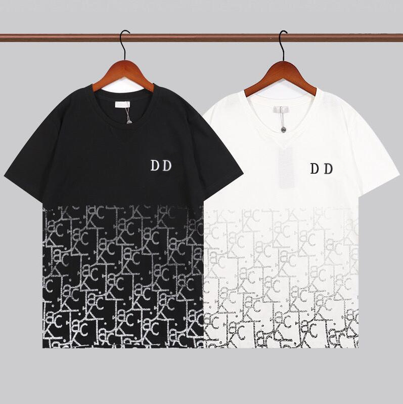 2022 Men's T-Shirts spring and summer designer Classic cotton personality T-shirt Short sleeves for both men and women Essential style trave-image-757474069