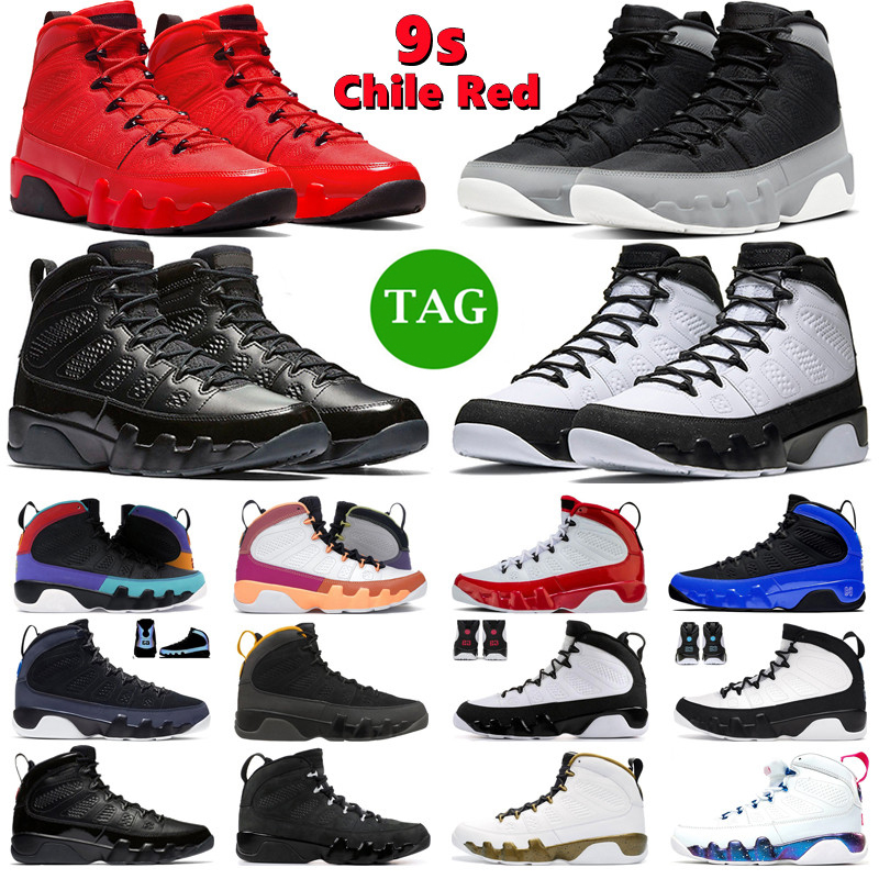 

Jumpman 9 Men Basketball Shoes 9s Chile Red Particle Grey Bred Patent Racer Blue OG space jam UNC Mens Trainers Outdoor Sneakers, #32 infrared