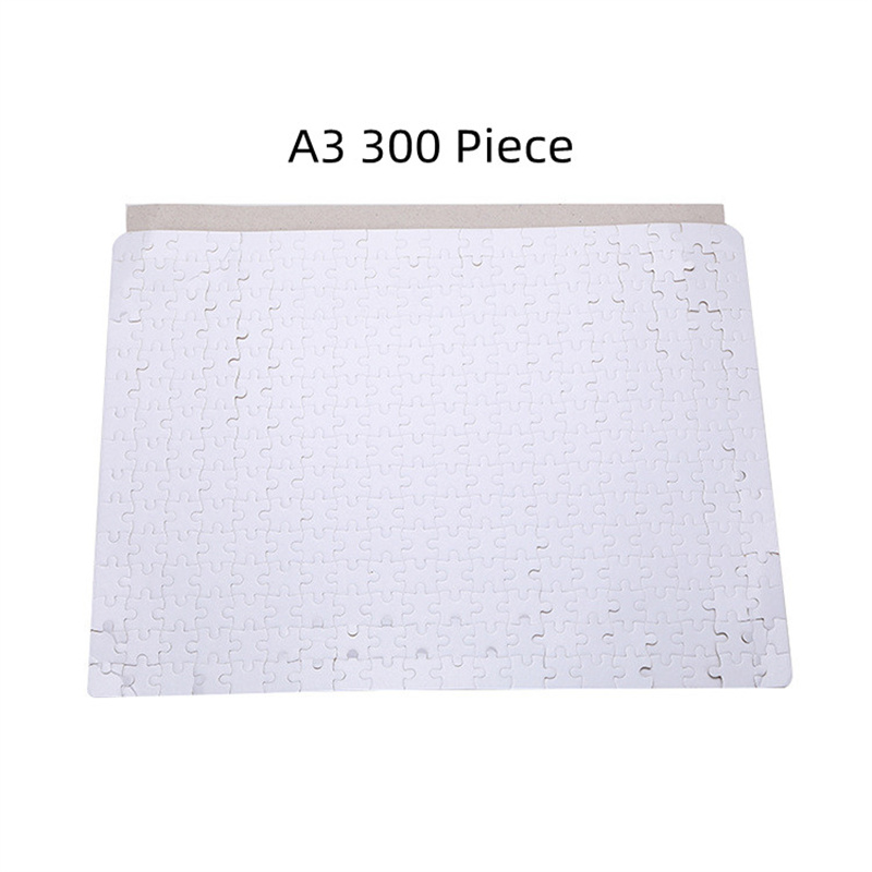 

A3 A4 A5 Sublimation Puzzle Party Favor Blanks Heat Transfer Paper Jigsaw Gift DIY White Puzzles for Photo Printing