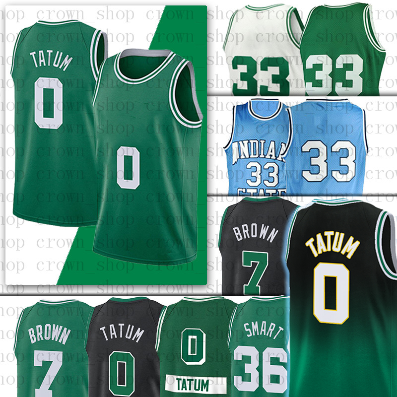 

Jayson 0 Tatum Basketball Jerseys 7 Jaylen 36 Marcus Brown Smart 33 Jersey, Men