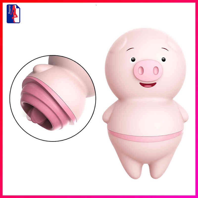 Massager Sex Toys Penis Cock Cute Pig Licking Vibrator Anal Clitoral Stimulator Nipple Ma-image-794786465